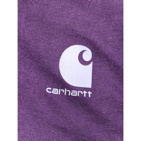 Carhartt Youth Hoodie Size XL 14 Purple Sweatshirt Pullover Girls Boys - Picture 11 of 16